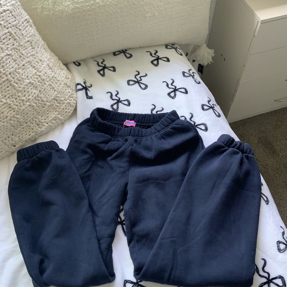 Kids Black Jogger Pants